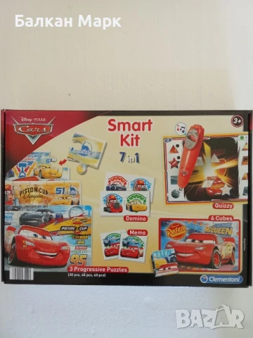 комплект Smart Kit 7 в 1 – Disney Pixar | Пъзели, мемо, домино, викторина