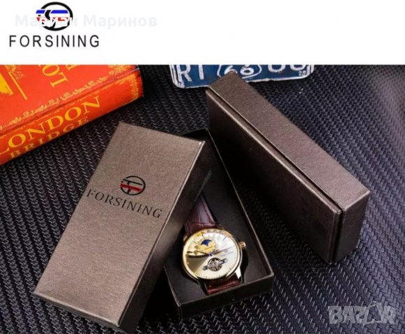 Автоматичен механичен часовник FORSING, снимка 2 - Мъжки - 31256347