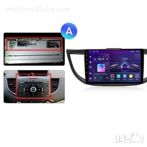 Honda CRV 4 2012г-2016г Мултимедия Навигация Android, снимка 4 - Аксесоари и консумативи - 50070035
