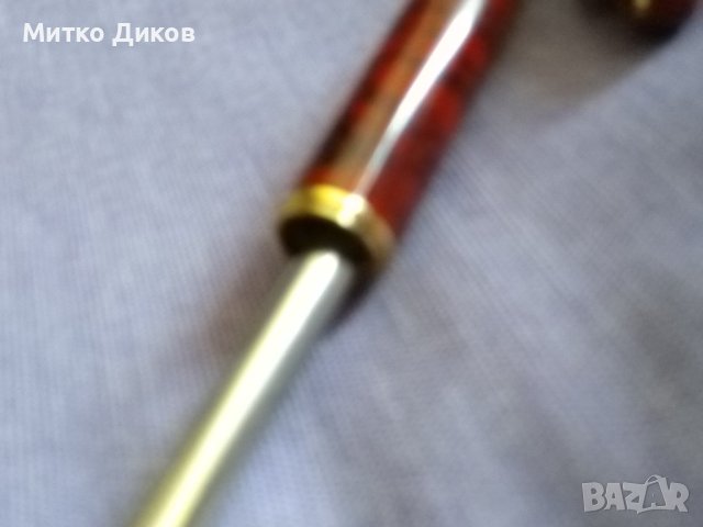 Дебела маркова метална химикалка ролер Кардура дебел пълнител, снимка 9 - Други - 42134362