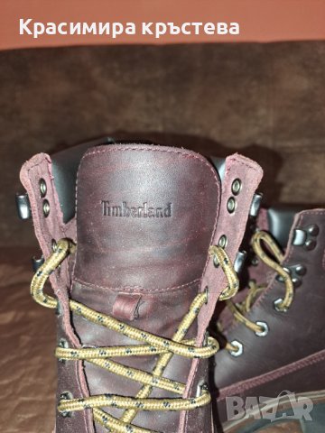 Продавам дамски боти timberland.Ботите са почти нови защото са обувани 2,3 пьти, снимка 3 - Дамски боти - 39300106