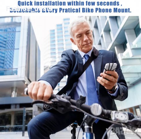 Нова Стойка за мобилен телефон Поставка за колело велосипед колоездене, снимка 4 - Аксесоари за велосипеди - 36931004