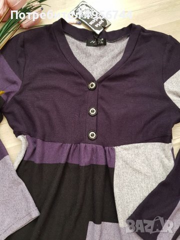Чисто нова блуза-туника S/M, снимка 4 - Блузи с дълъг ръкав и пуловери - 39616163