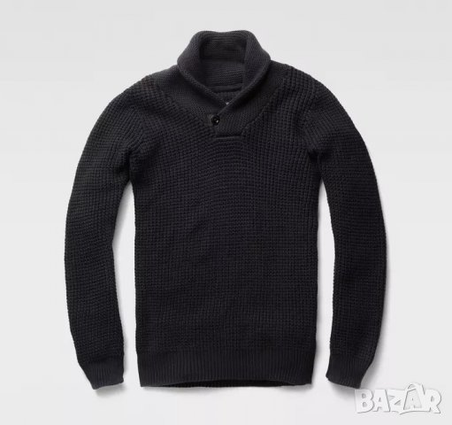 G-Star Raw Avihu Shawl Knit Mazarine Blue Мъжки Пуловер Размер M/L