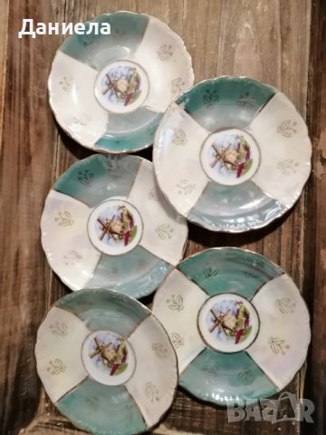 Бароков сервиз за кафе със седеф - от 15 части, снимка 3 - Сервизи - 38926010