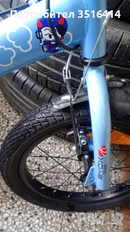 детско колело byox 16" като ново, снимка 4 - Велосипеди - 54183421