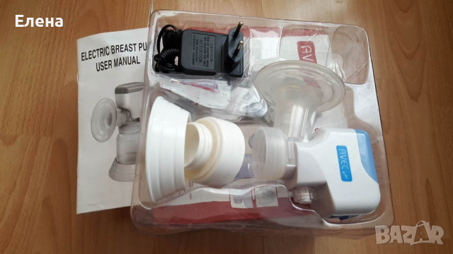 Електрическа помпа за кърма с адаптер, снимка 2 - Помпи за кърма - 36508772