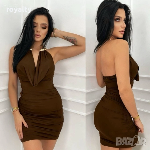 Дамски Рокли Различни Цветове , снимка 4 - Рокли - 52651487