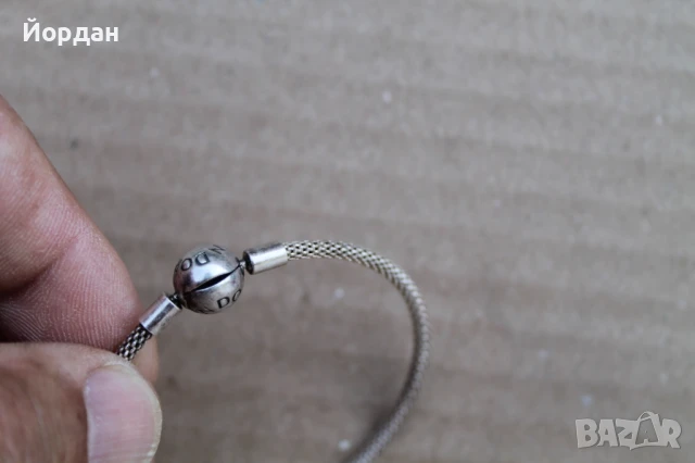 Сребърна гривна ''Pandora'' , снимка 11 - Гривни - 50619501