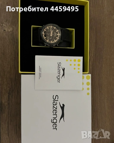 Часовник SLAZENGER. Оригинален с кутия и гаранция., снимка 4 - Мъжки - 53299408