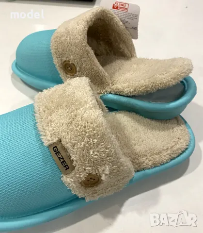 Дамски чехли, пух, сваляща стелка