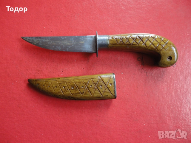 Старинен нож финка , снимка 3 - Ножове - 53023757