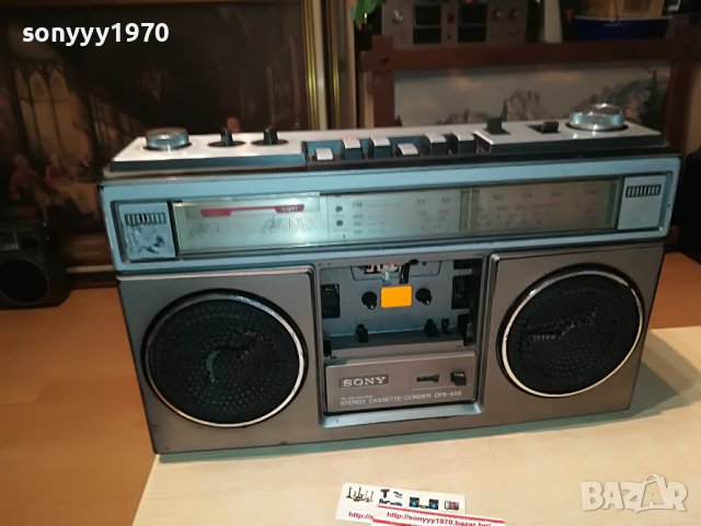 sony gfs-55s made in japan 2510221105, снимка 9 - Радиокасетофони, транзистори - 38445366