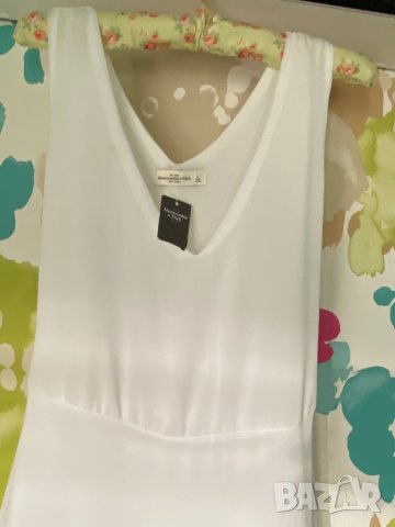 Abercrombie&Fitch нова дълга рокля шифон,М/Л размер, снимка 2 - Рокли - 30139698