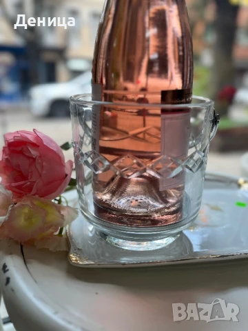 Кристална ледарка с метална дръжка , снимка 6 - Прибори за хранене, готвене и сервиране - 51112161