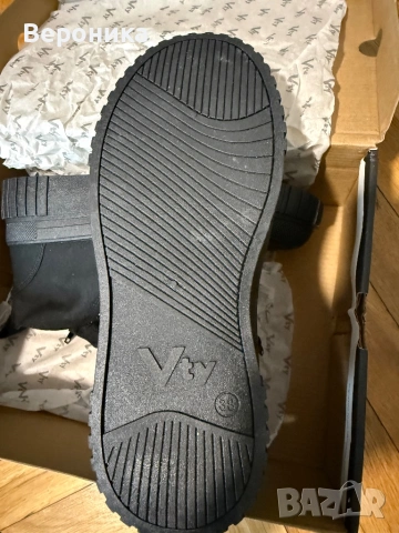 Черни кецове Vty, снимка 6 - Кецове - 53200035