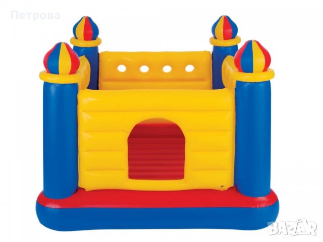 Надуваем батут/надуваем замък "Intex"-175x175x135 см, снимка 3 - Надуваеми играчки - 37031252
