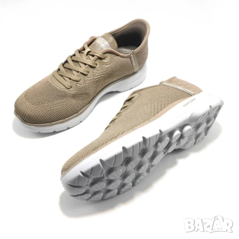 Мъжки мрежести маратонки в цвят каки VT333