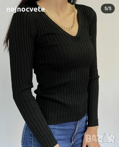 ТОТАЛНА РАЗПРОДАЖБА-Дамски блузи ONE SIZE , снимка 4 - Блузи с дълъг ръкав и пуловери - 39605706