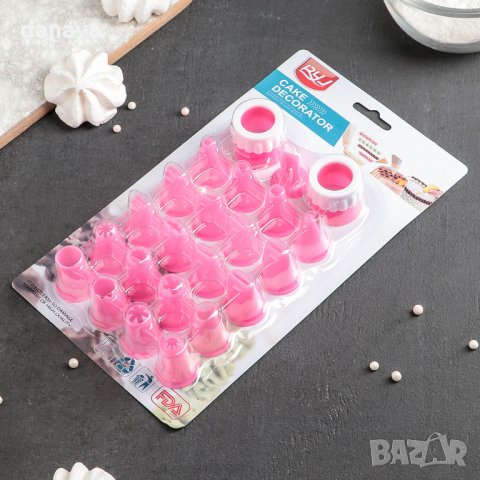 2367 Комплект накрайници за пош и съединители, снимка 6 - Форми - 34022535