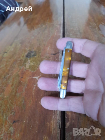 Стар джобен нож,ножче,ножка #119, снимка 2 - Антикварни и старинни предмети - 50633768