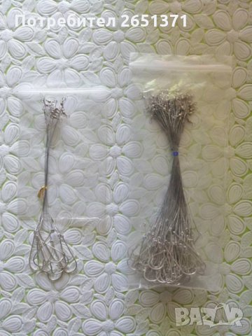 Кука със стоманен повод 