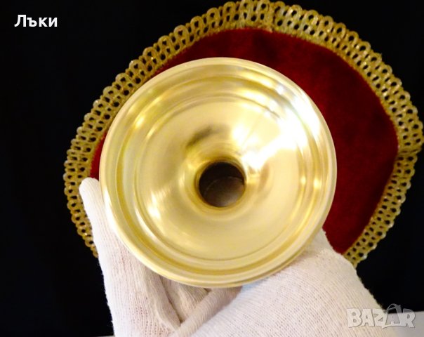 Бронзов бокал,чаша за вино 250 мл.,боулинг 61 г. , снимка 6 - Антикварни и старинни предмети - 37368513