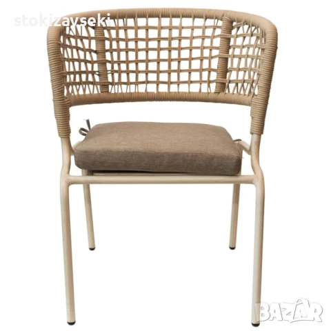 Трапезен плетен стол, 59*63*76 см