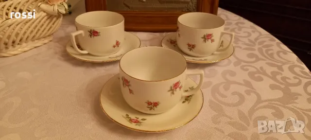 Vintage. Нови. Немски двоен сет чашка и чинийка за кафе, чай. , снимка 6 - Антикварни и старинни предмети - 49498363
