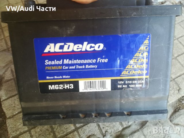Акумулатор ACDelco 62Ah, снимка 2 - Аксесоари и консумативи - 37248322