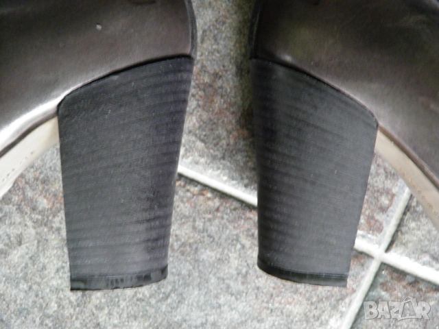 G-star оригинални боти от естествена сива кожа Uk4/37, снимка 8 - Дамски боти - 53245982