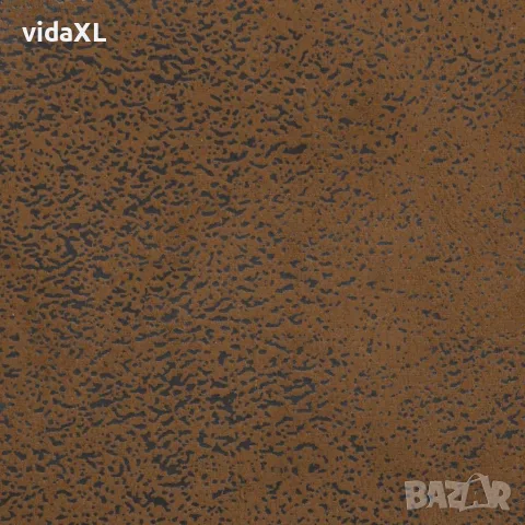vidaXL Пейка с възглавници, кафява, 113x64,5x75,5 см, изкуствен велур, снимка 7 - Дивани и мека мебел - 56147425