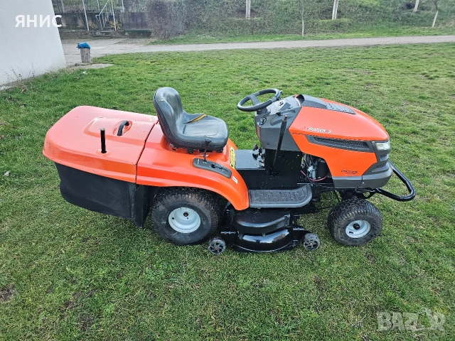 ТРАКТОРНА КОСАЧКА HUSQVARNA 22.КОНЯ. ПЕРФЕКТНА CTH 220 TWIN, снимка 4 - Градинска техника - 52740100
