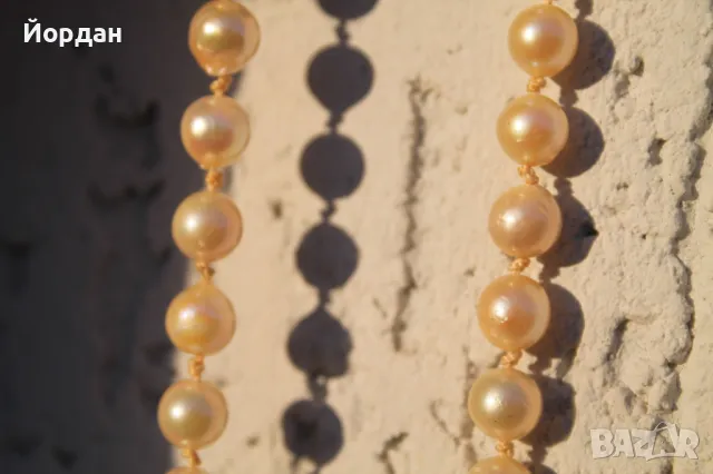Огърлица с естествени перли и сребърна закопчалка, снимка 13 - Колиета, медальони, синджири - 48882666