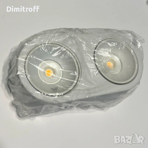 AEG LED спот/осветление (2x LED, димируемо, въртящо) – като ново, снимка 2 - Лед осветление - 54231489