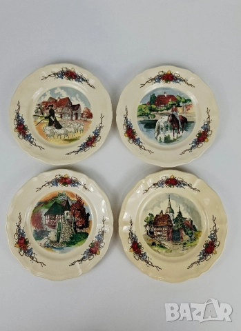 Стар сервиз за хранене - Sarreguemines, Франция, снимка 10 - Сервизи - 52146978