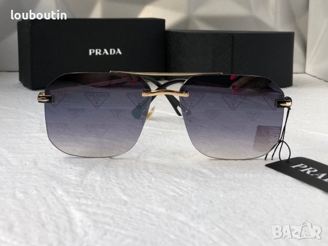 Prada 2023 мъжки слънчеви очила, снимка 2 - Слънчеви и диоптрични очила - 42764569