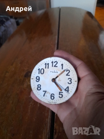 Стар часовник,будилник Ruhla #6, снимка 2 - Антикварни и старинни предмети - 53267514
