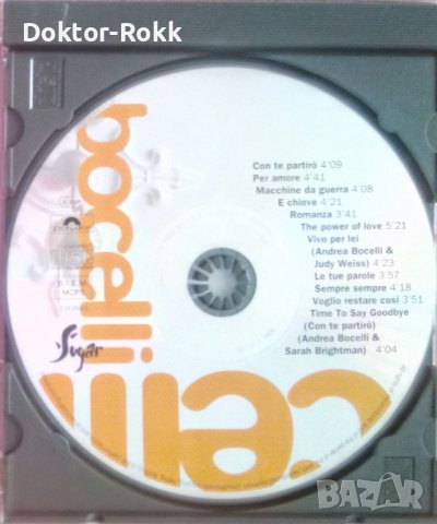 Andrea Bocelli – Bocelli (1995, CD), снимка 3 - CD дискове - 38445894