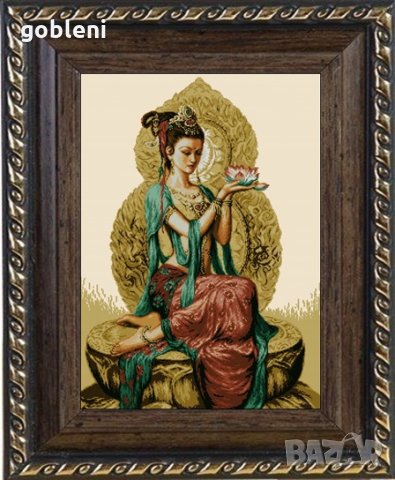 гоблен "ИНДИЙКА" - Д39;размери/42*30/см.;22 цвята, снимка 2 - Гоблени - 8318717