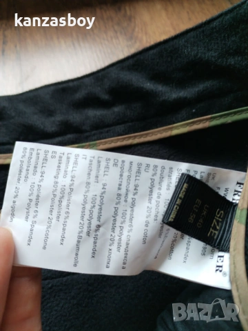 free soldier Sharkskin Windproof Softshell Cargo Pants - мъжки СОФТШЕЛ панталон КАТО НОВ 56/2ХЛ, снимка 16 - Спортни дрехи, екипи - 53100227