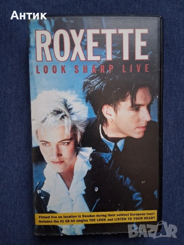 Видеокасета VHS Музика ROXETTE