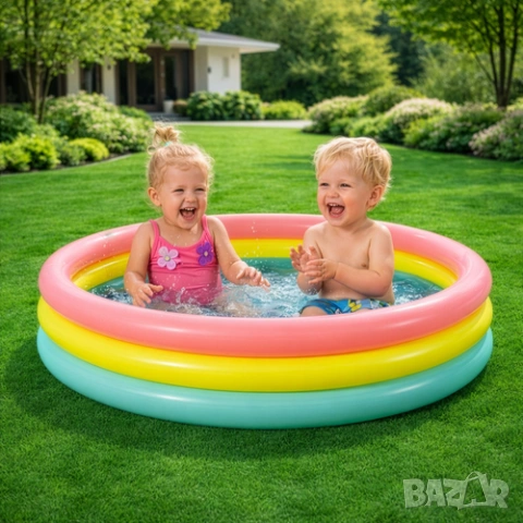 Детско басейнче 114х25см ИНТЕКС / Детски басейн за двор Intex, снимка 6 - Надуваеми играчки - 54347153
