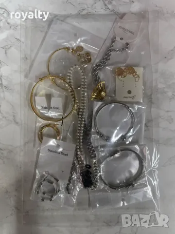 💎Мистериозна торбичка с бижута с 10бр висококачествени бижута💎, снимка 5 - Бижутерийни комплекти - 49024069