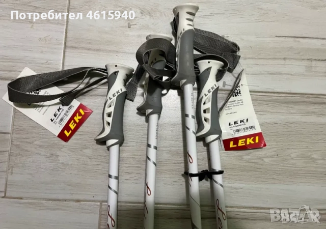 РАЗПРОДАЖБА щеки ЛЕКИ LEKI 125см нови 89,99лв, снимка 2 - Зимни спортове - 52408683