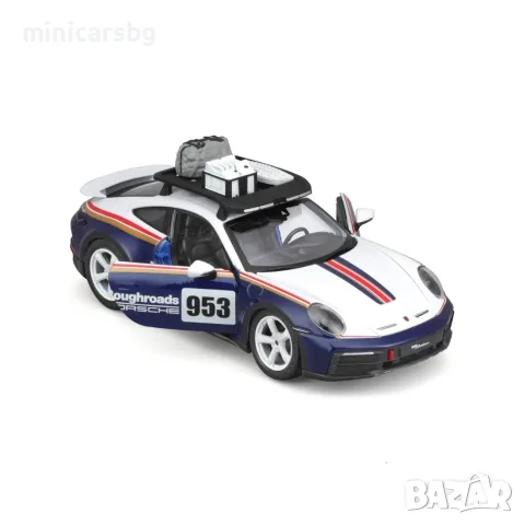 Метални колички: Porsche 911 Dakar (992) – 1:24, снимка 2 - Колекции - 55983534
