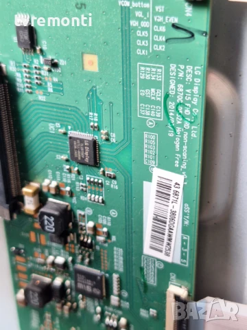 T-Con платка 6870C-0532A за,LG 43LH510V for 43inc HC430DUN-SLVX1-511X, снимка 2 - Части и Платки - 50505543