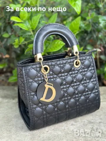 Дамска черна чанта Christian Dior Код R28, снимка 1 - Чанти - 47599490