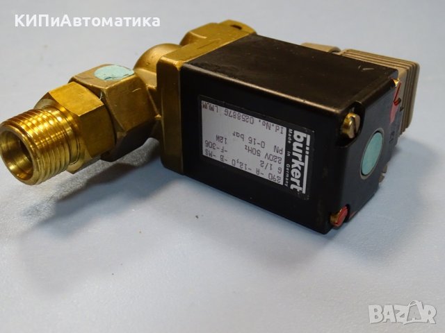магнет вентил Burkert 290-A-12.0-B-MS-F-306 G1/2, снимка 4 - Резервни части за машини - 36935922