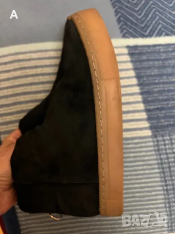 Дамски боти естествен велур, снимка 6 - Дамски боти - 47348546